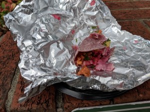 Mostly eaten Al Pastor Taco from Papi's
