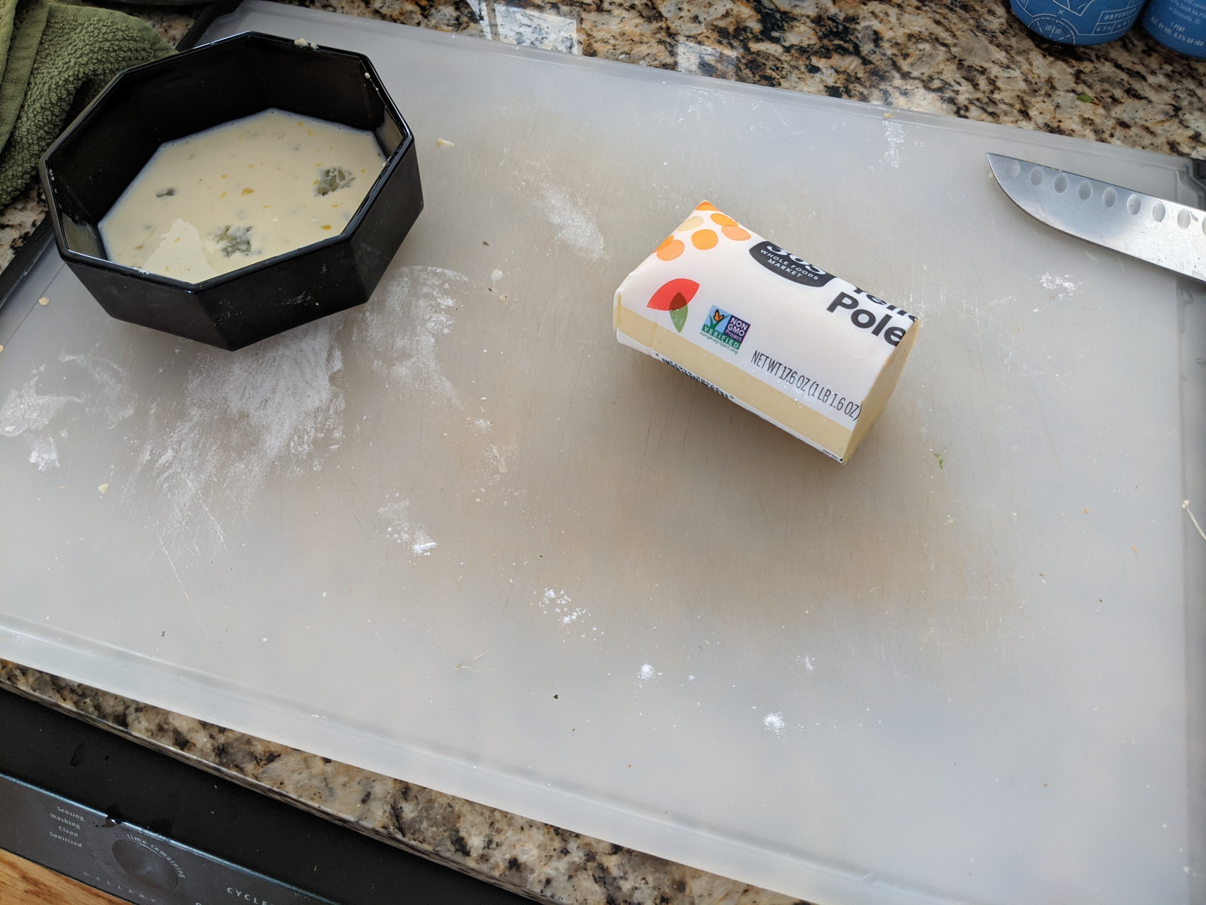 Prepared Polenta tube