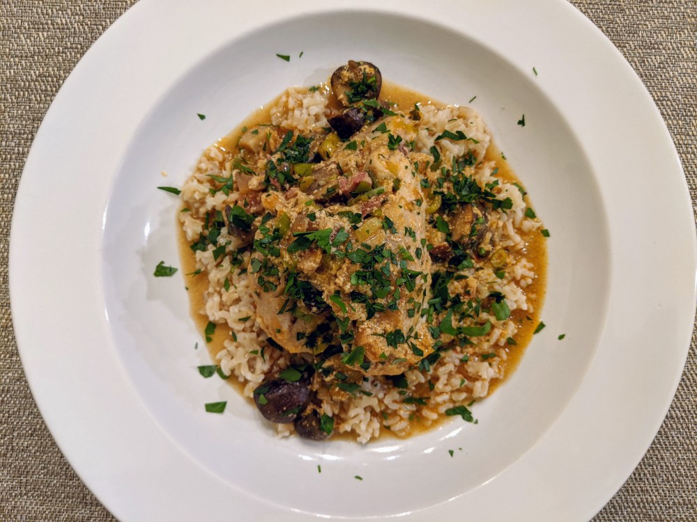 Chicken a la Clinton (from the top)