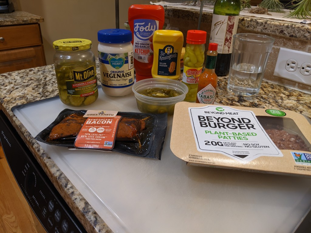 Meatless Husk Burger - Ingredients