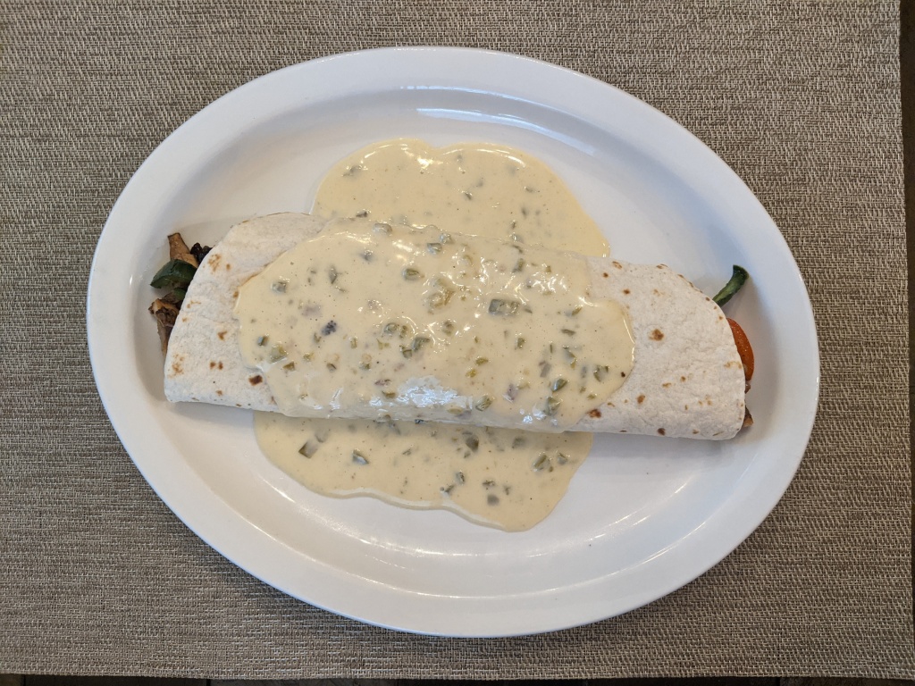 Burrito California - top
