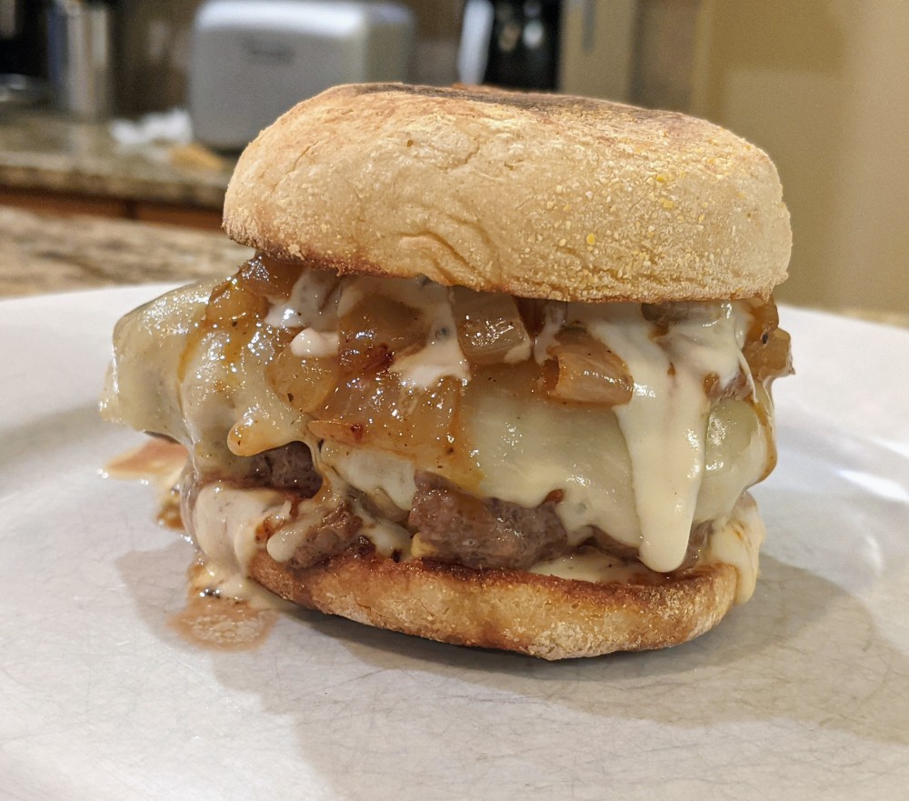 French Onion Soup Burger - main