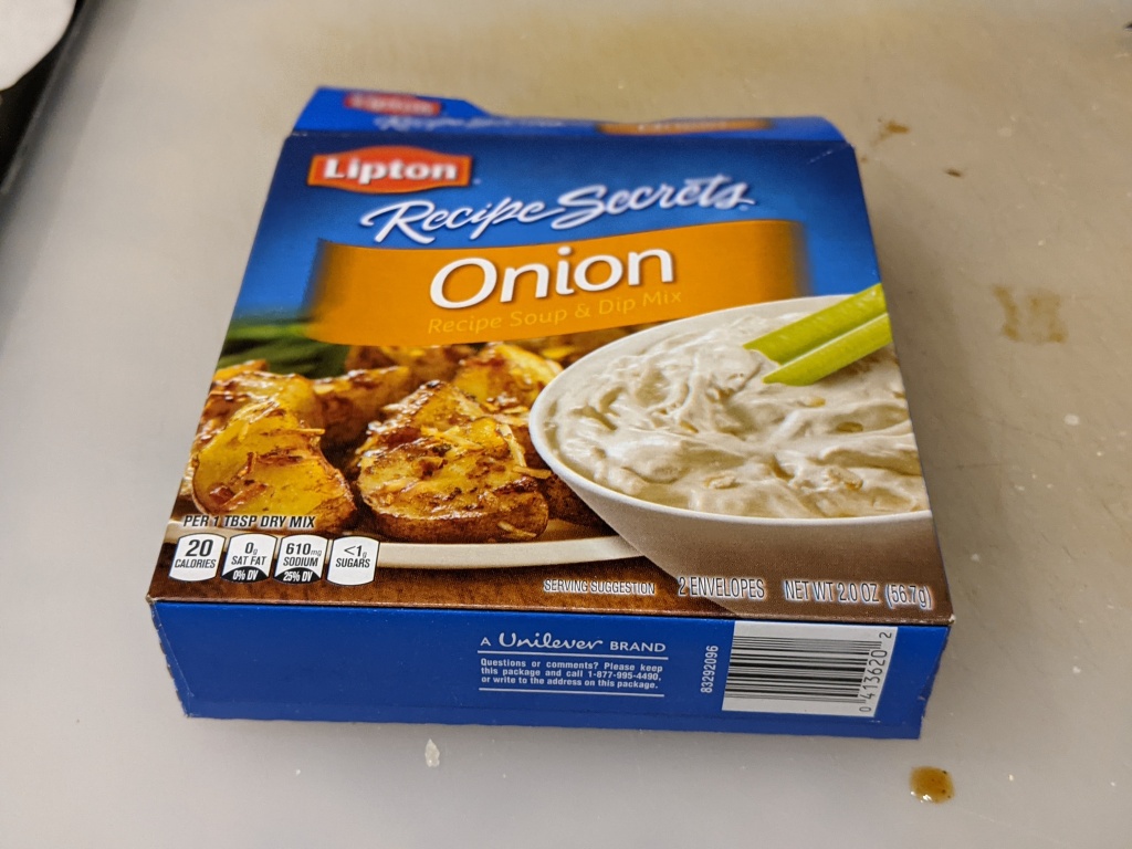 French Onion Soup Burger - Lipton Onion Soup Mix