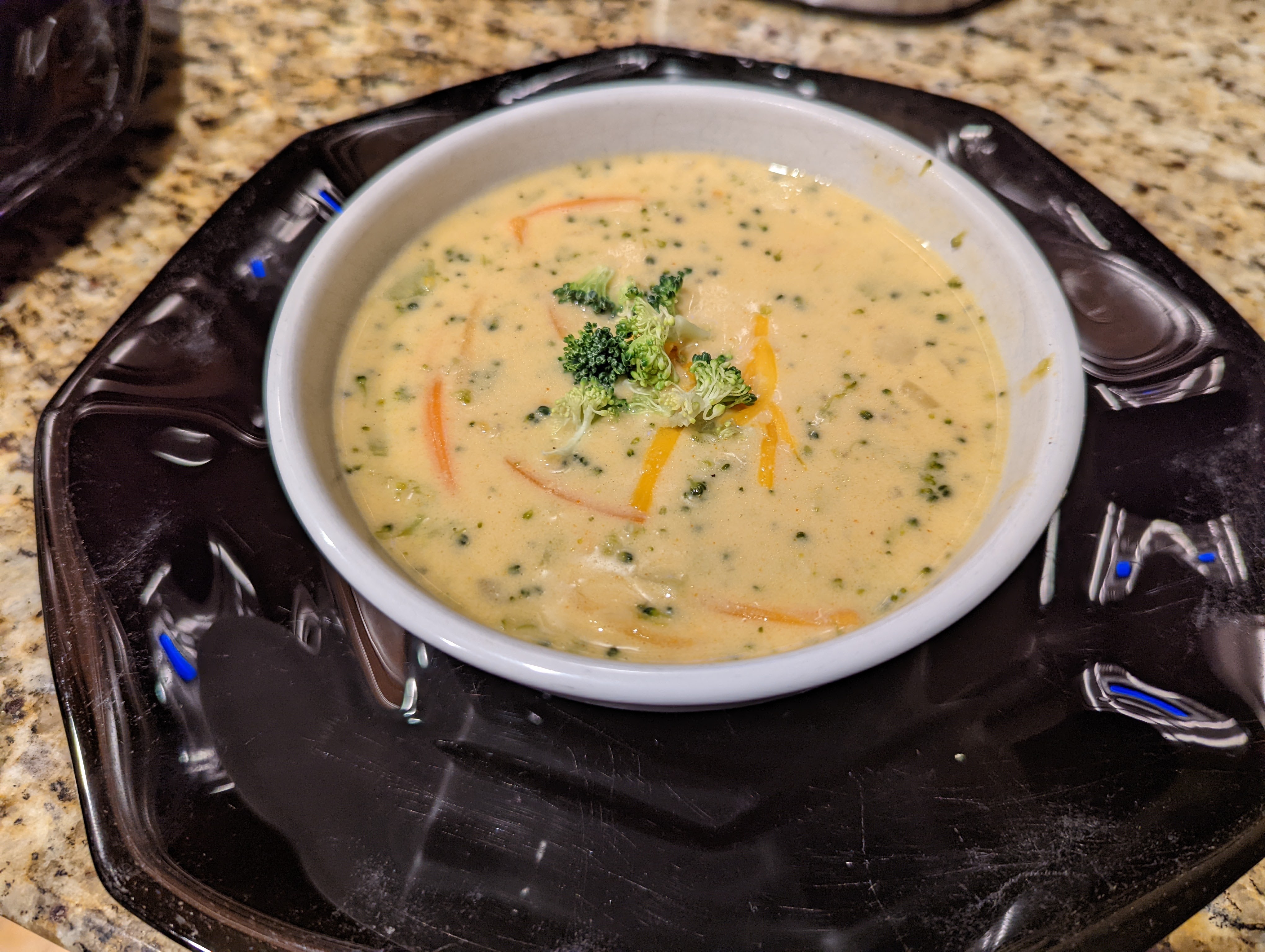 Healthy-ish Broccoli Cheddar Cheese Soup from above