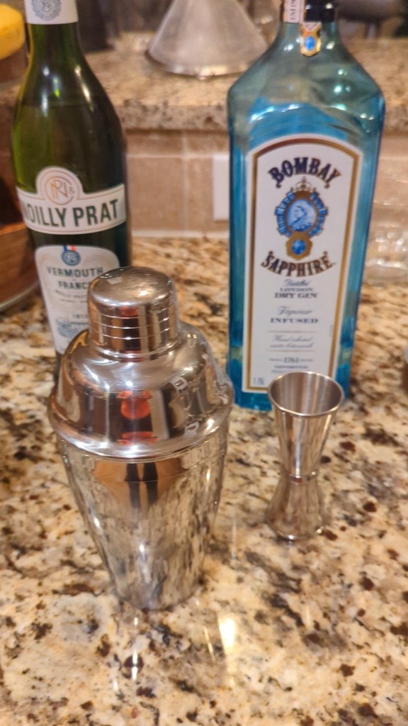 Very Dirty and Dry Martini