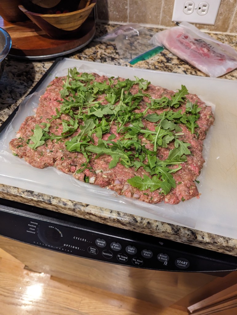 Italian Meatloaf Roll - Arugula