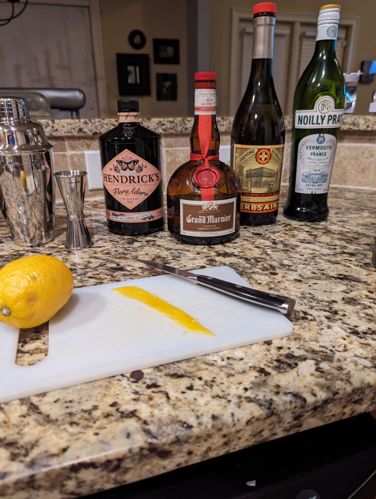 Corpse Reviver No 2 Cocktail - Ingredients