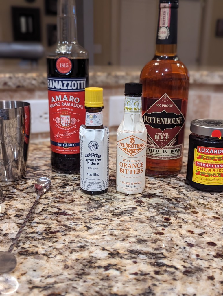 Black Manhattan - Ingredients