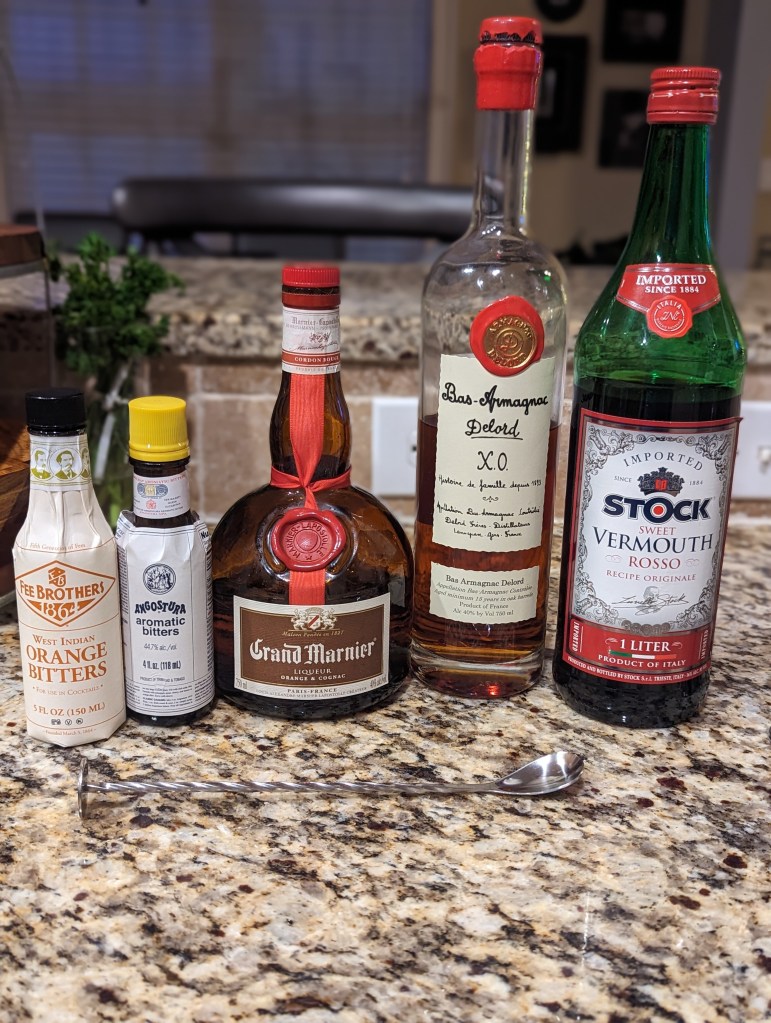 French Manhattan Ingredients