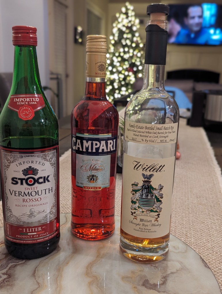 Boulevardier Cocktail Ingredients
