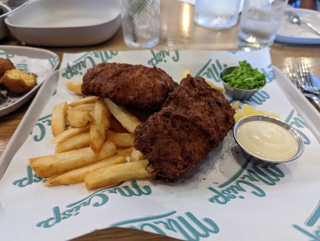 Fish and Chips at Mr. Crisp, Greenville, SC