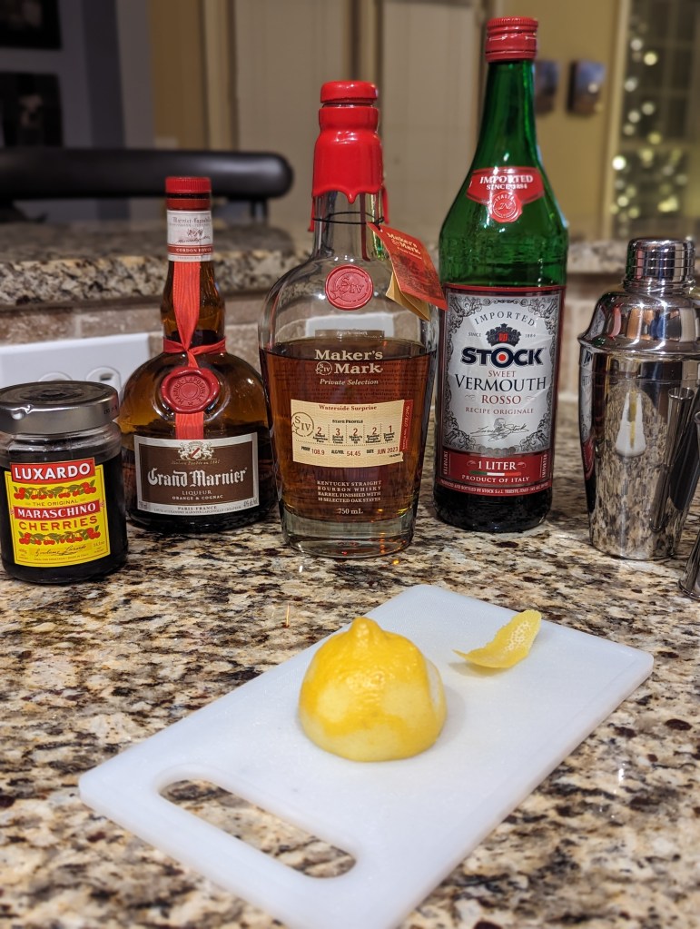 Man o'War Cocktail - Ingredients