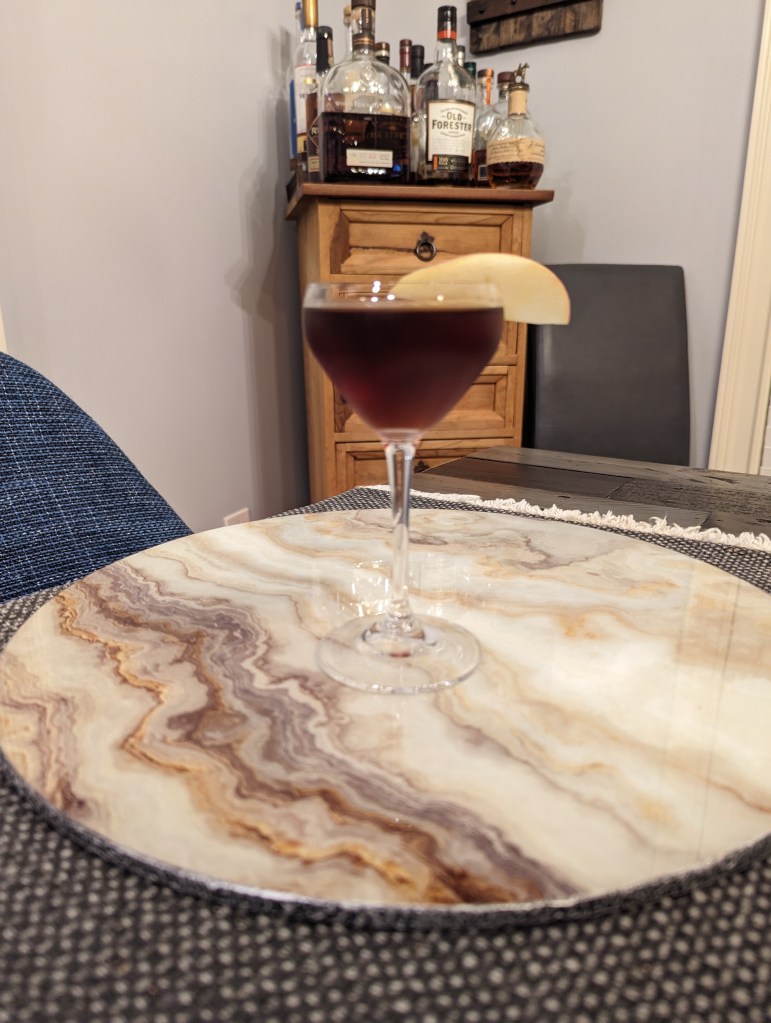 Apple of your Rye Cocktail - Portrait