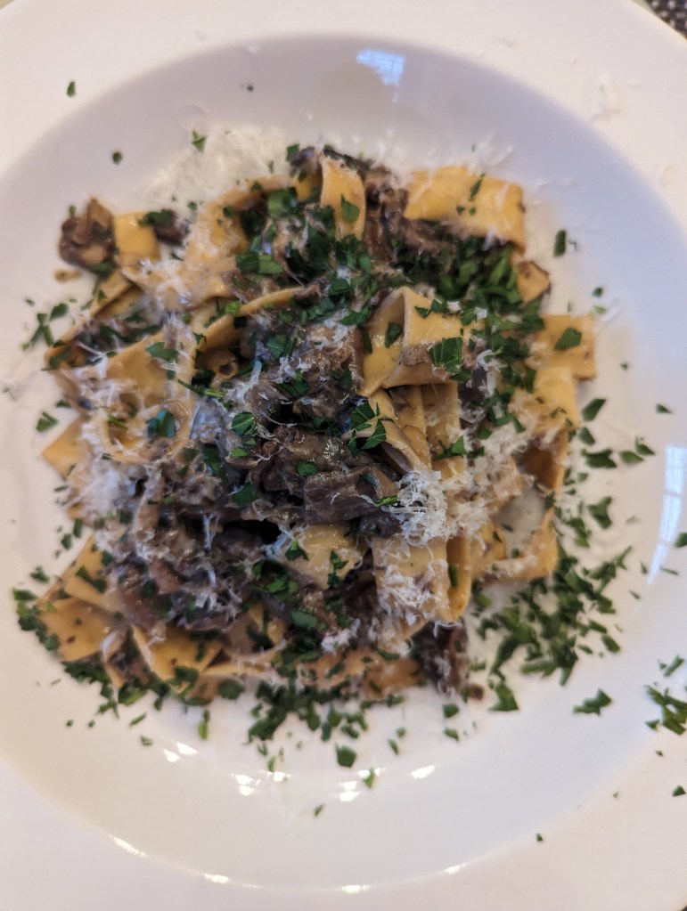 Creamy Mushroom Pappardelle