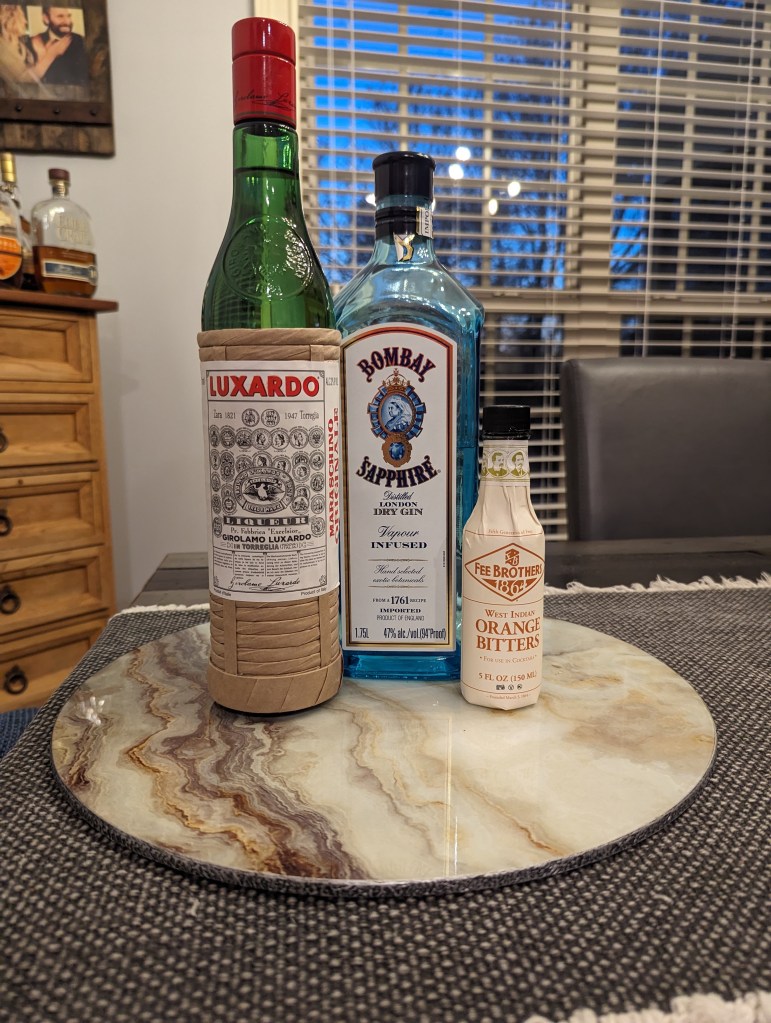 Casino Cocktail - ingredients