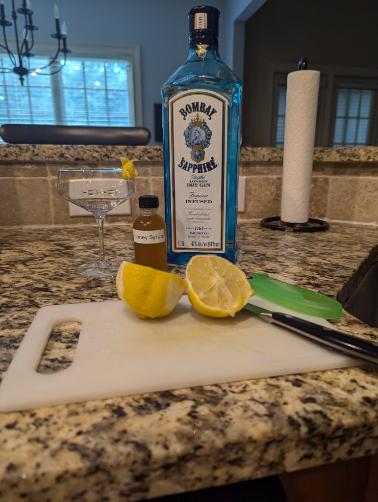 The Bee's Knees Cocktail - Ingredients