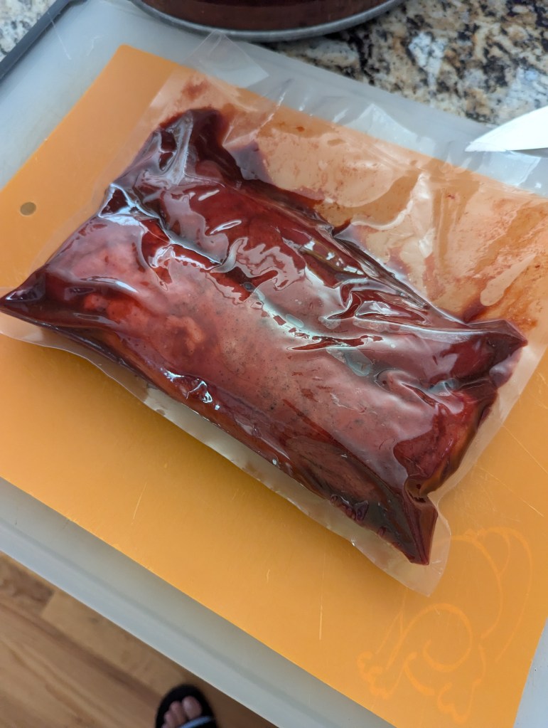 Red Pork before Sous Vide
