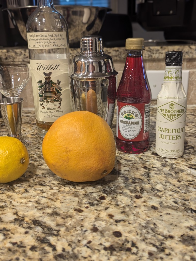 The Blinker Cocktail - Ingredients