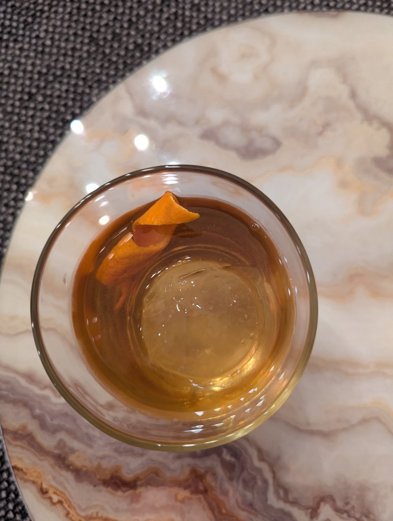 The Fancy Free Cocktail on the rocks