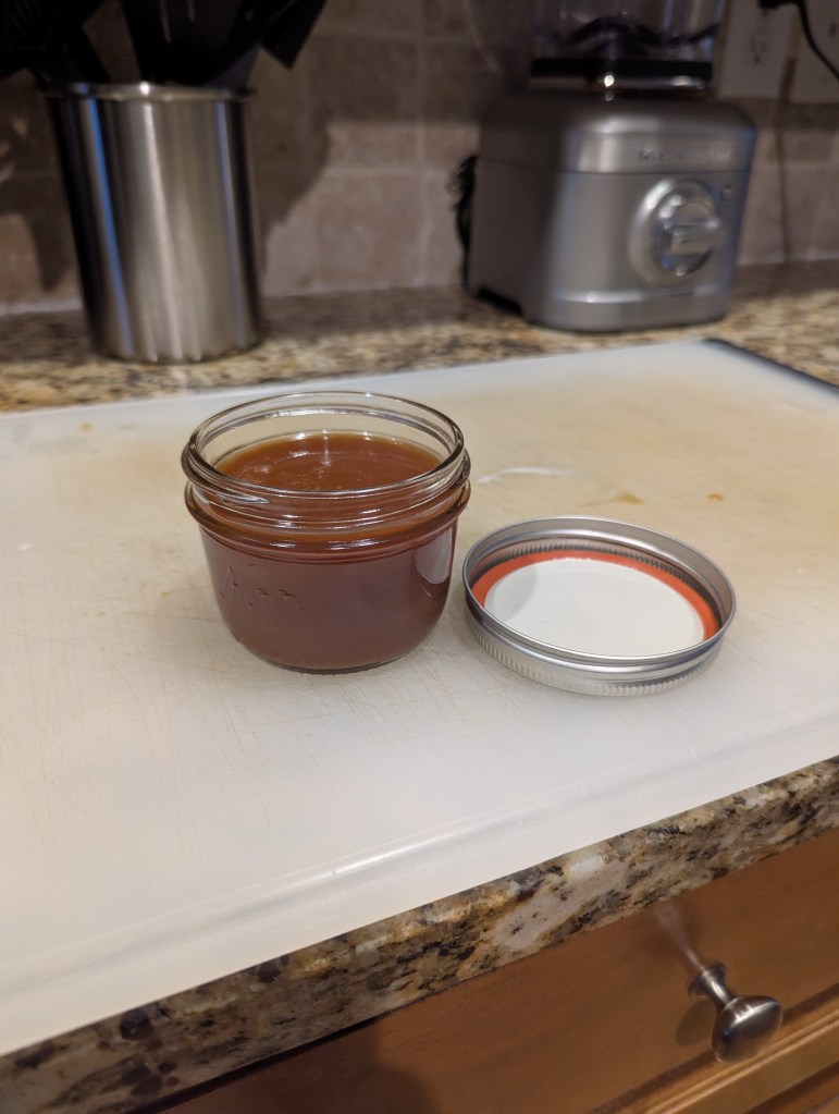 Bourbon Eggnog Carmel Drizzle - Jarred