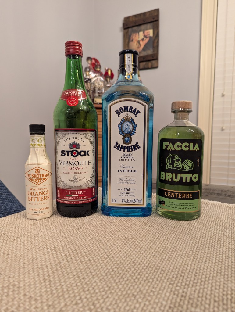 Bijou Cocktail - Ingredients