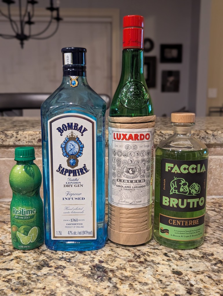 The Last Word Cocktail - Ingredients
