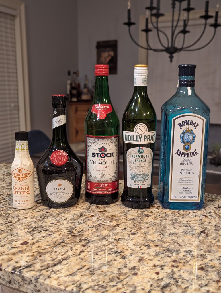 The Rolls Royce Cocktail - Ingredients