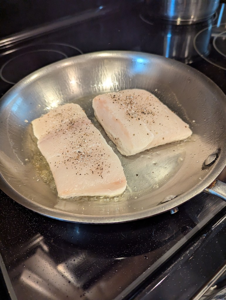 Seared Halibut