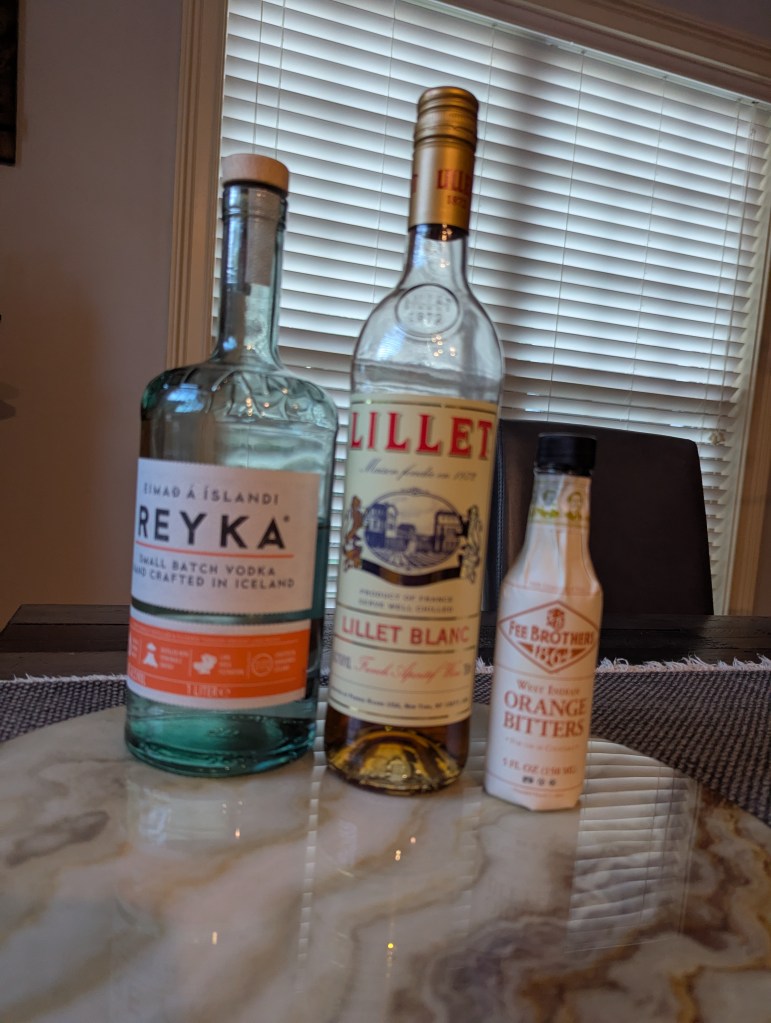 The Kangaroo Cocktail (Vodka Martini) - Ingredients