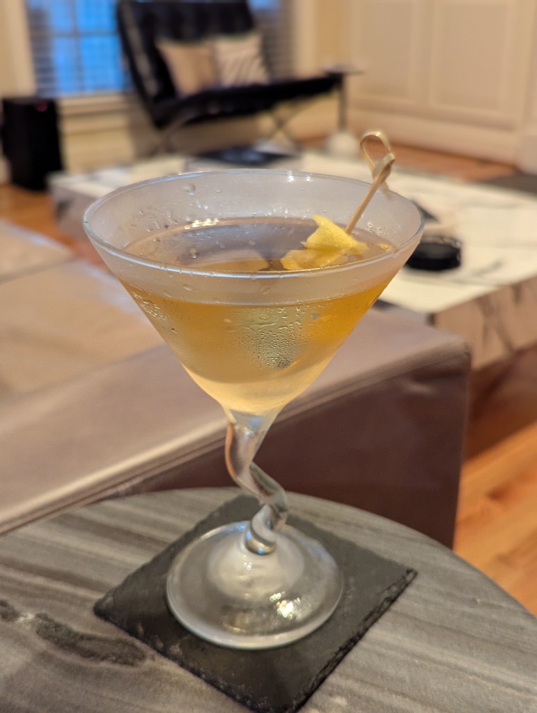 The Kangaroo Cocktail (Vodka Martini) - Close