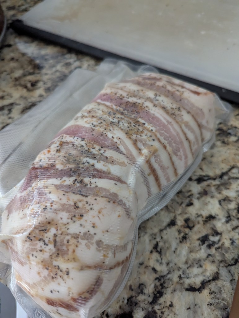 Sous Vide Bacon Wrapped Pork Tenderloin