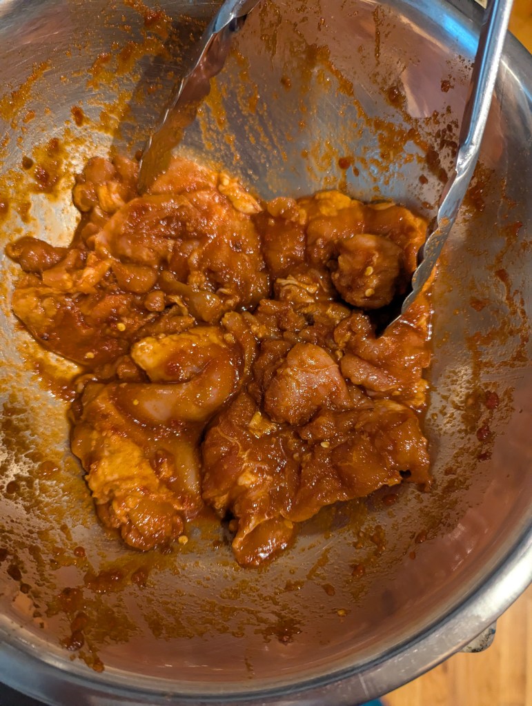 Air Fried Korean Chicken Thighs - Marinade