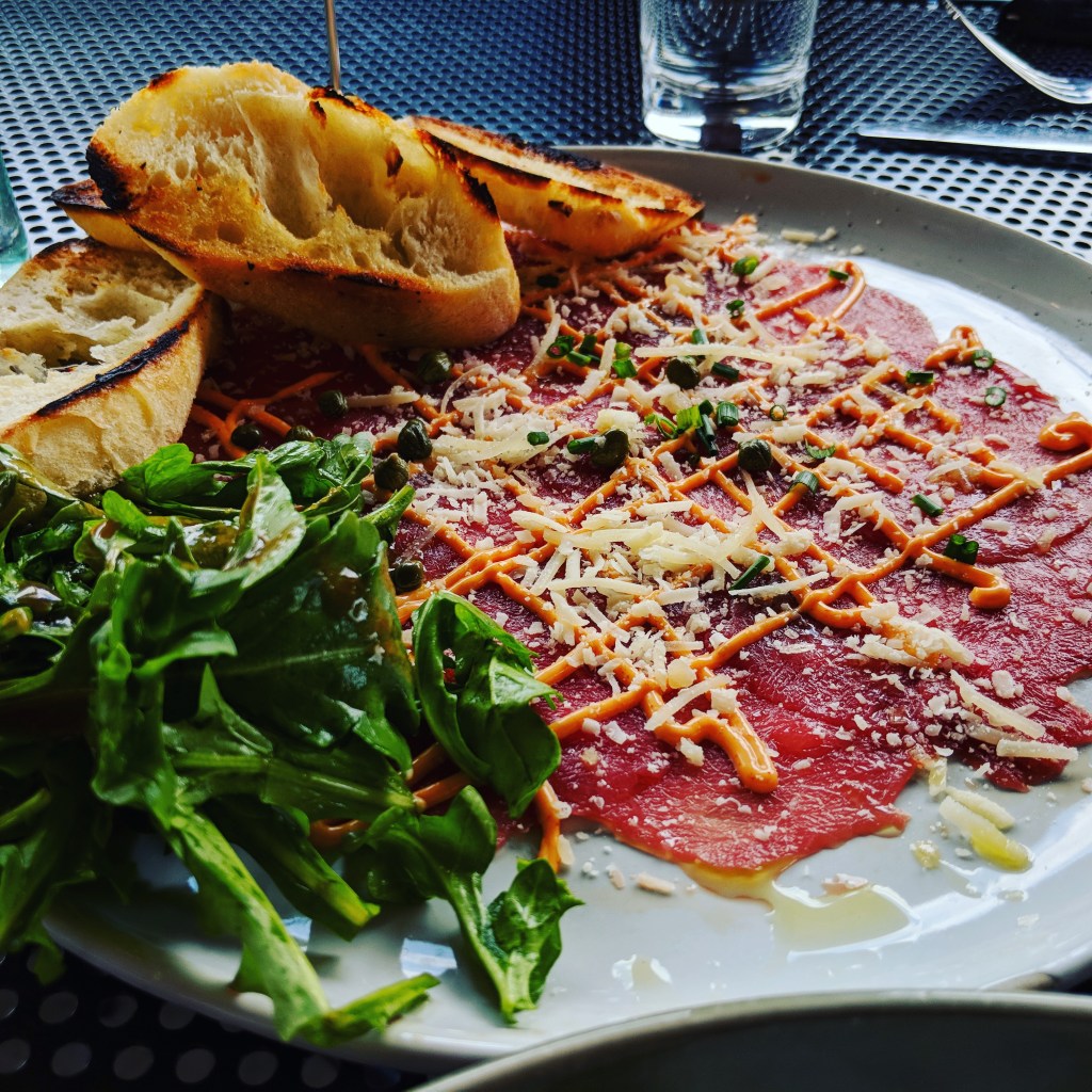 Beef Carpaccio - First Ever Trip to Fork & Plough