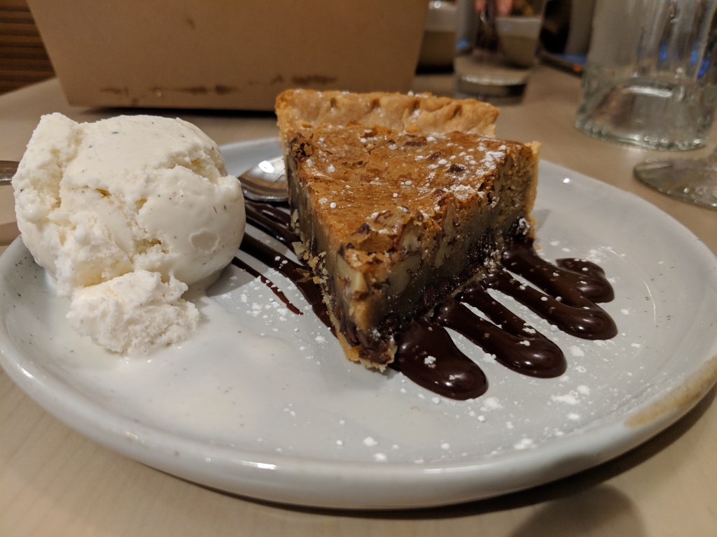 Dessert Pie with Ice Cream - Restaurant Week