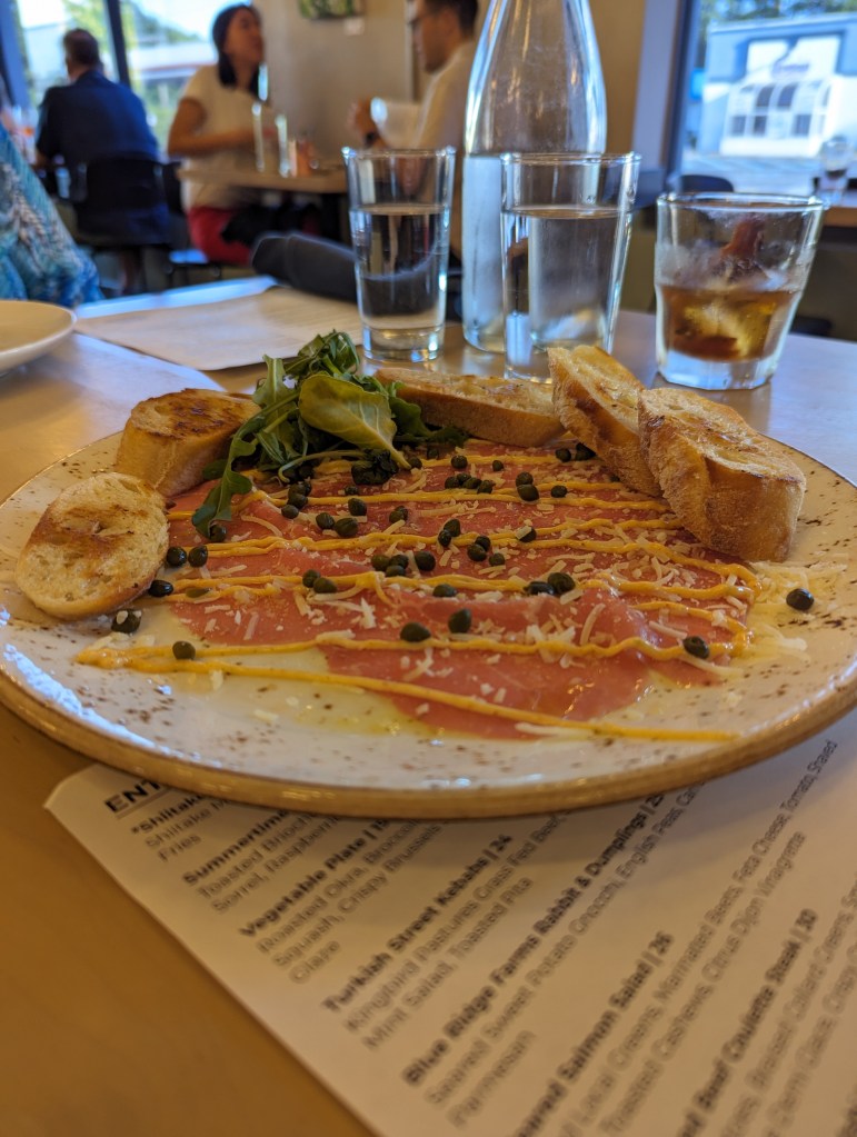 Beef Carpaccio - Fork & Plough 2024