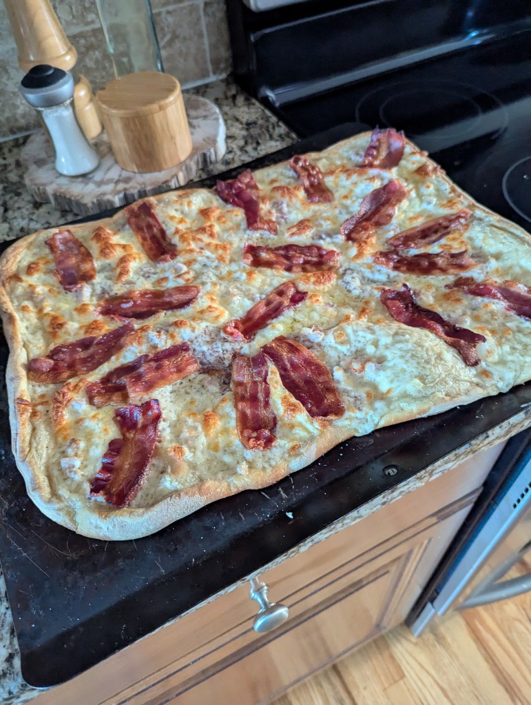 Bacon Bliss Pizza (copycat from Sidewall Pizza Co) - After - First Try