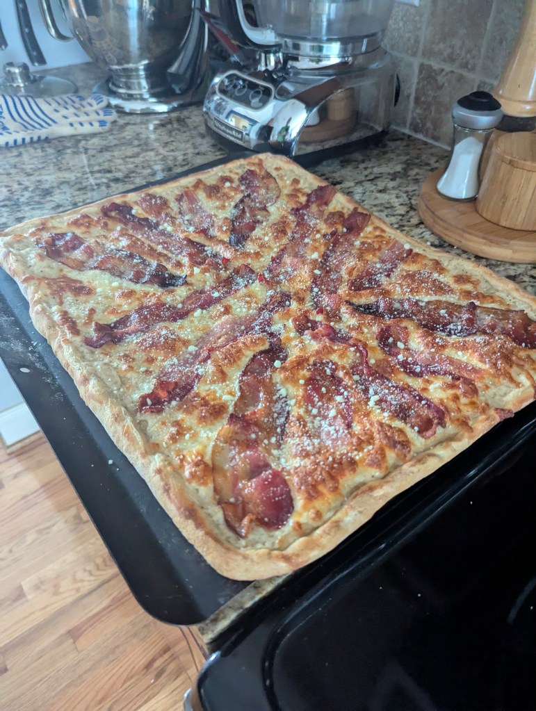 Bacon Bliss Pizza (copycat from Sidewall Pizza Co) - Ready to Eat