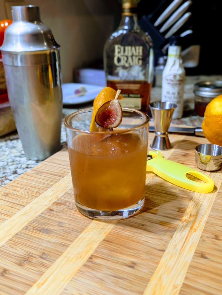 Fig & Barrel (Fig Old Fashioned) - Portrait