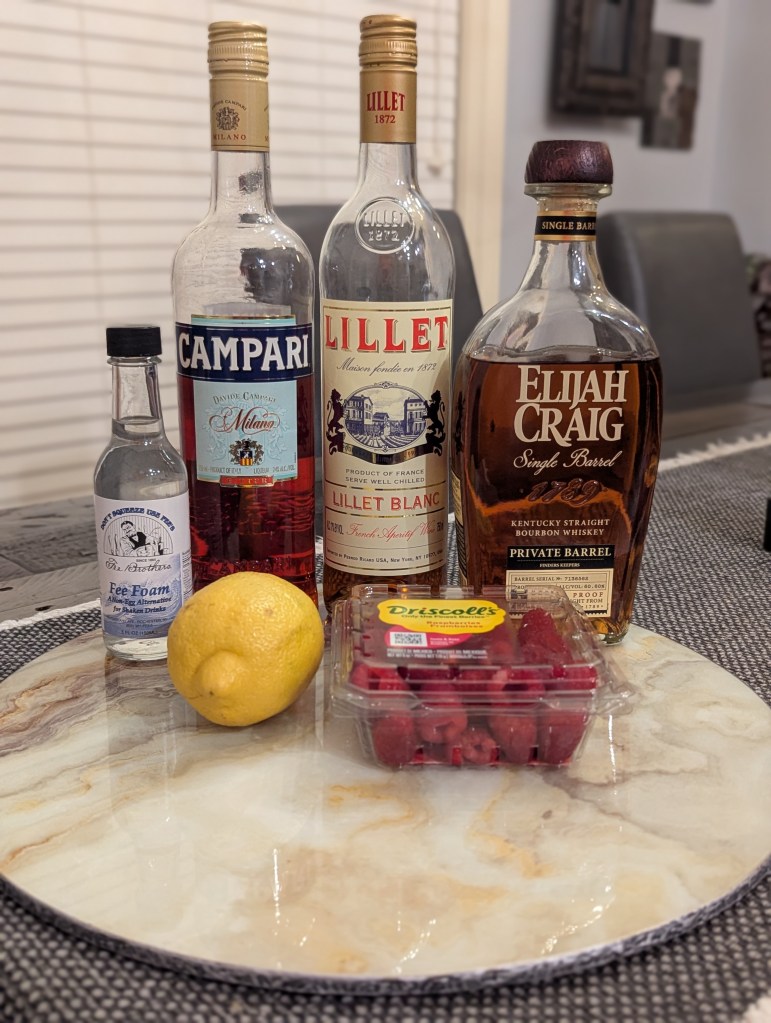 The Napoleon Cocktail - Ingredients