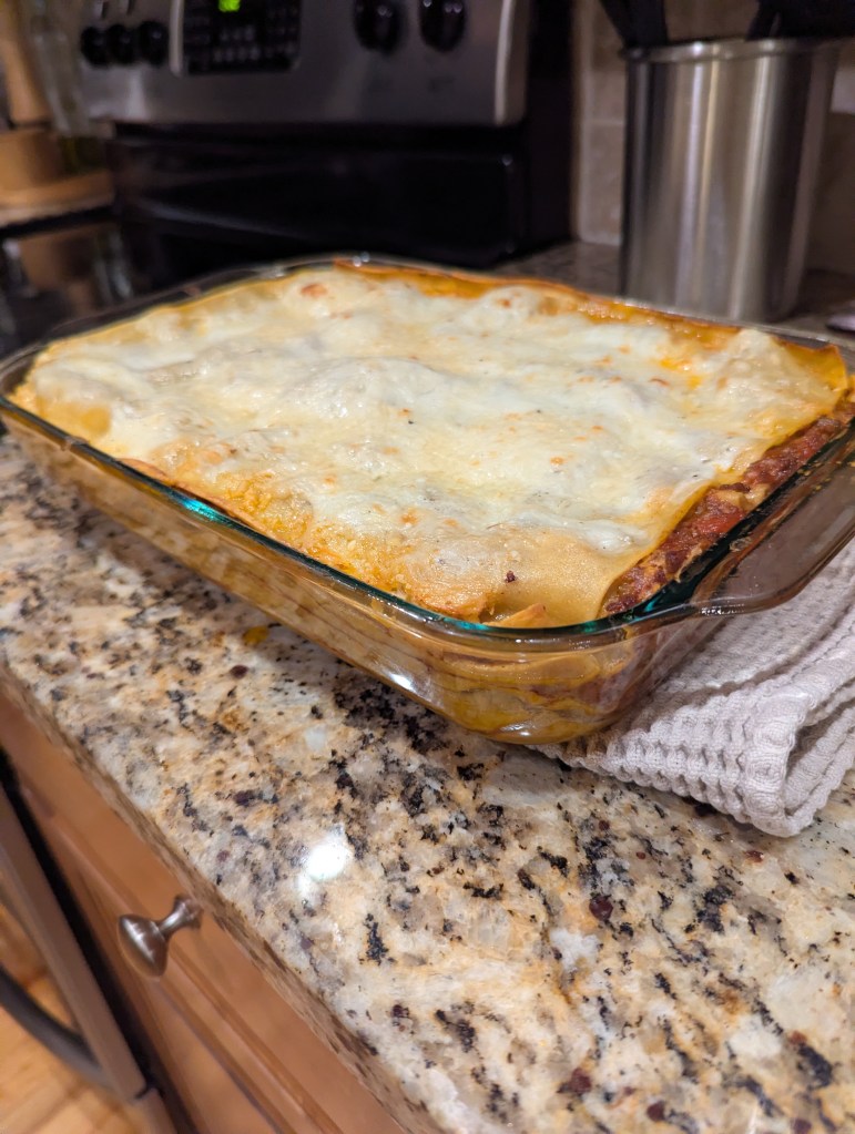 Lasagne al Forno - Top in the Pan