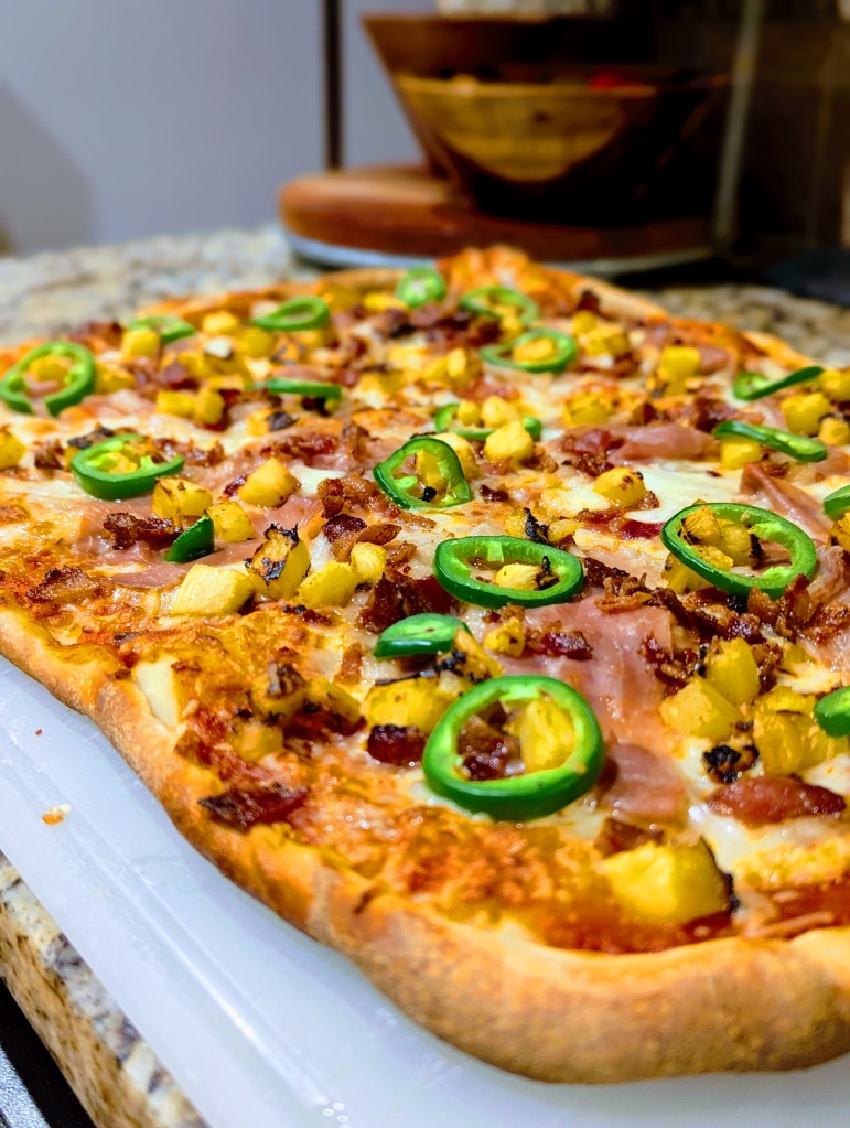 Hot Hawaiian Pizza (Copycat from Sidewall Pizza)