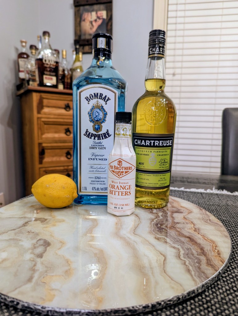 The Alaska Cocktail - Ingredients