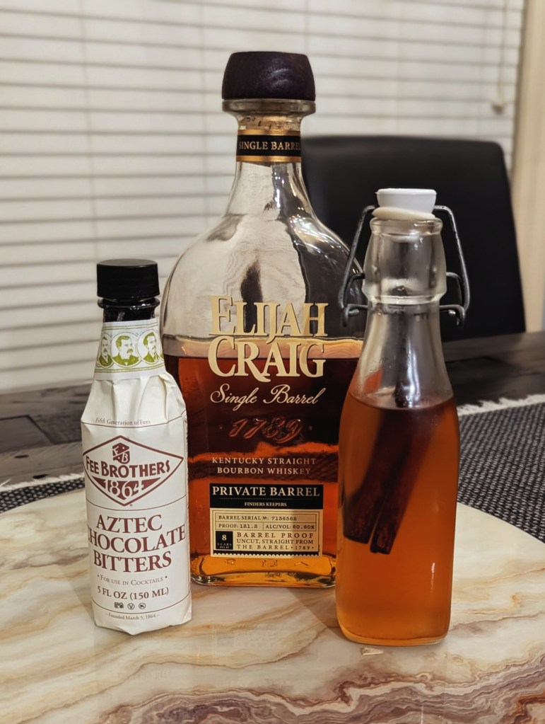 Spiced Old Fashioned - Ingredients