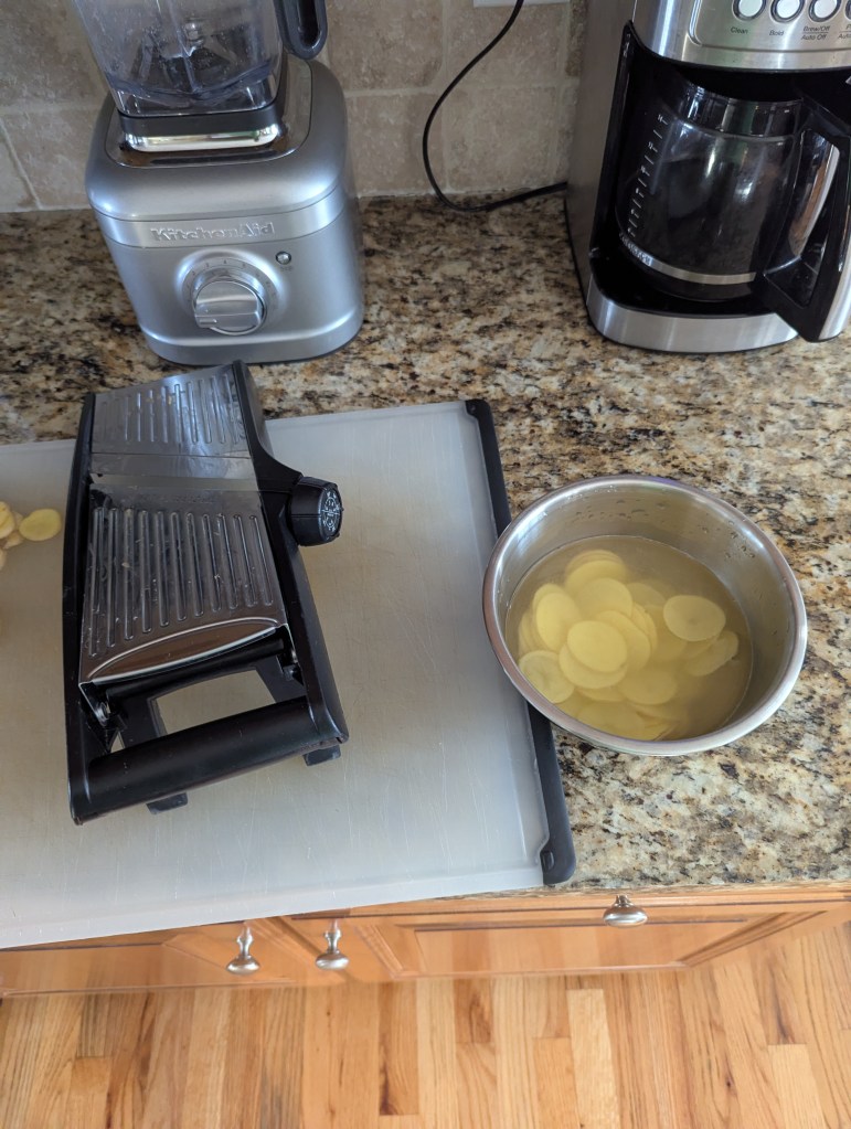 Potato Crusted SC Tilefish, Slicer