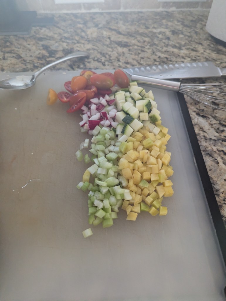 Succotash Ingredients - Prepped