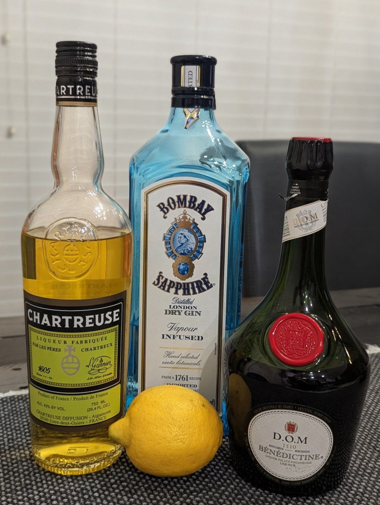 Flying Dutchman Cocktail (with Gin) - Ingredients