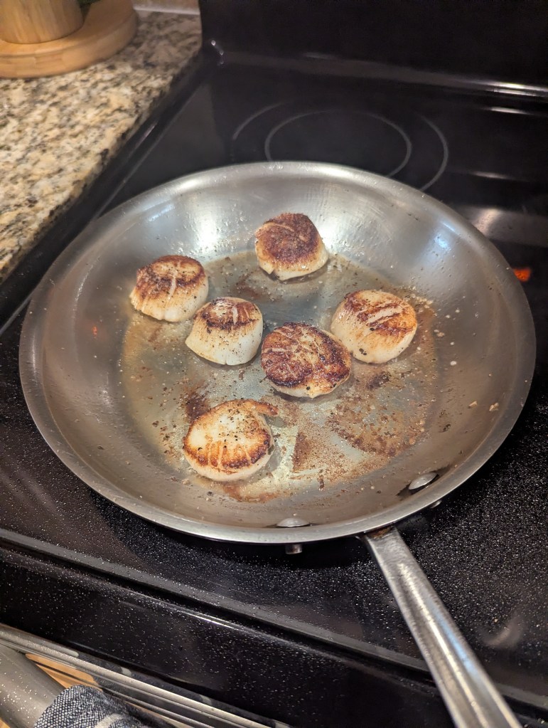 Seared South Carolina Scallops